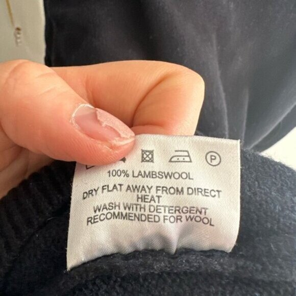 Men's BARBOUR Argyle Sweater - Navy, Yellow, and Olive - Picture 9 of 9